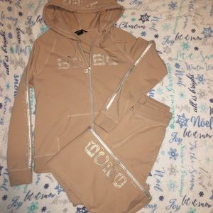 BCBGmaxazaria Bling Jogging suit